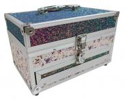 Holographic x Mini Floral Cosmetic Drawer Case