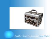 Top Open Case(Brown Zebra)