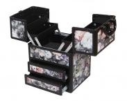 Flowers Pattern Cosmetic Case
