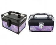 Purple Swirl Cosmetic Case