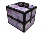 Purple Swirl Cosmetic Case