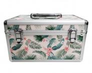Palm Leaves Nail Polish Cosmtetic Case